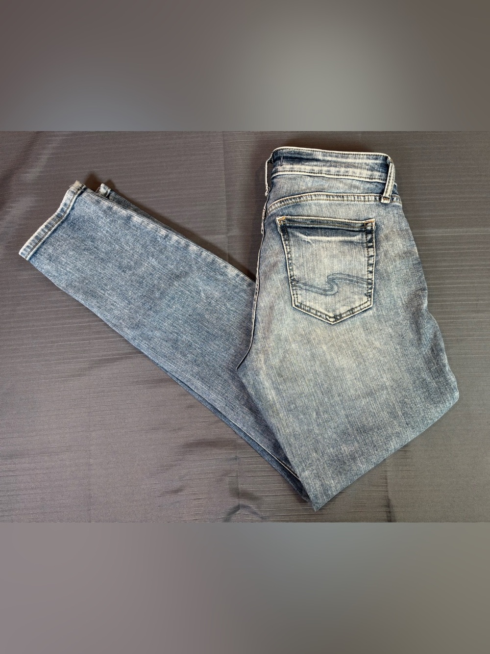 Silver Jeans Co Boyfriend Ripped Distressed Jeans W29 Mid Rise